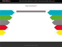 Tablet Screenshot of lapinetacoop.it